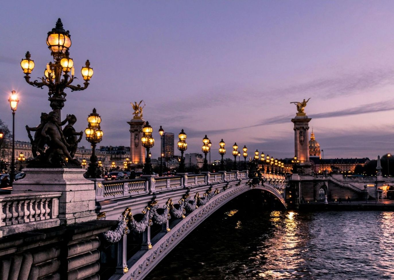 Vue élégante de Paris pour le voyage Paris et Loire